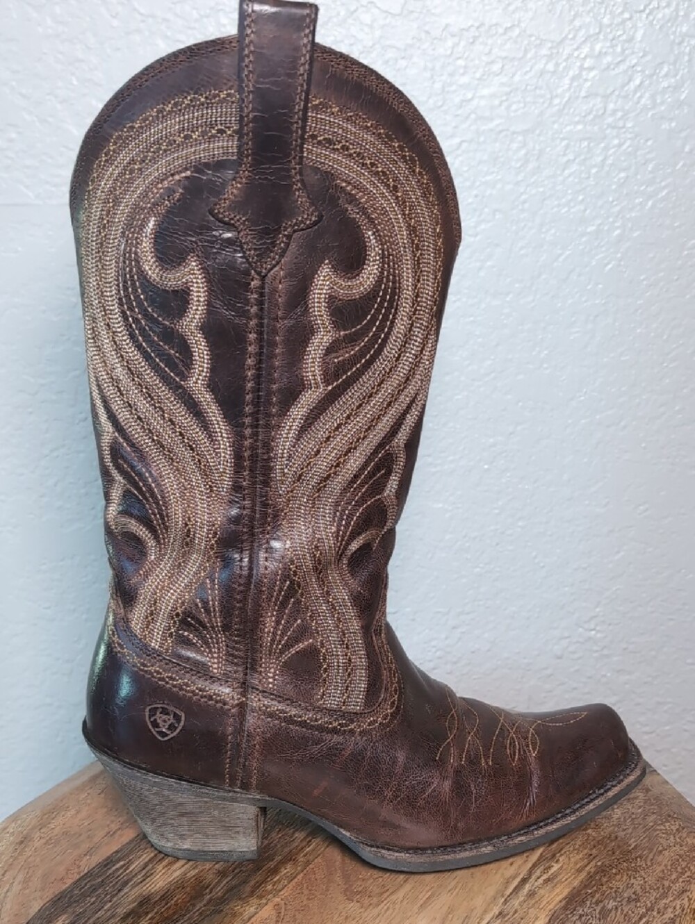 Ariat Lively Western Cowgirl Boots in Sassy Brown - Picture 3 of 14